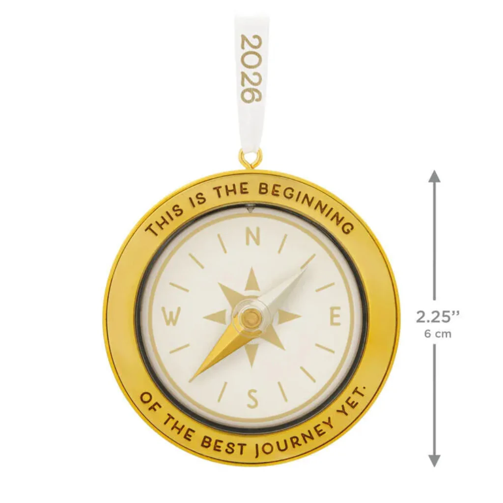 Hallmark : 2026 Keepsake The Best Journey Metal Ornament (297) - Image 3