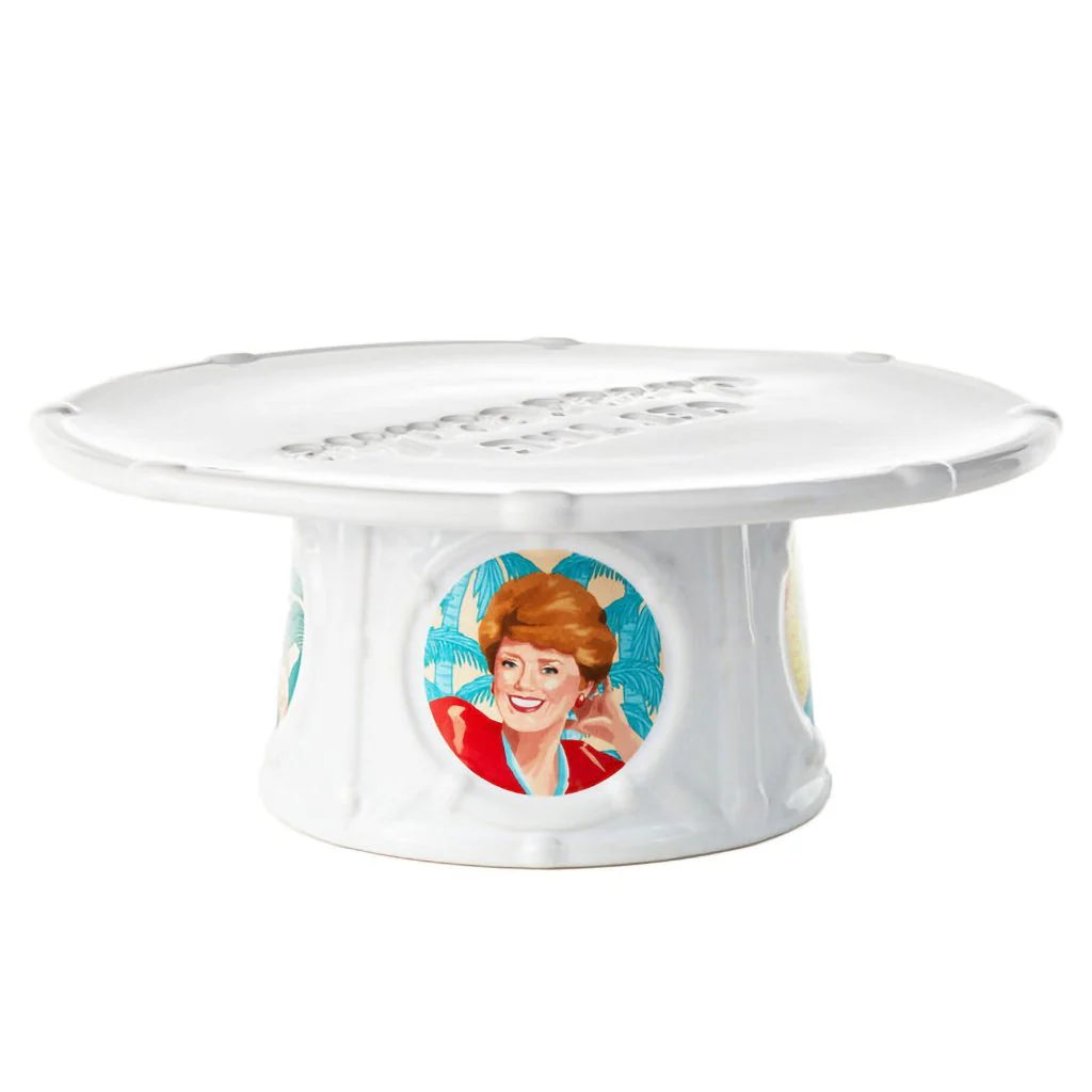 Hallmark : The Golden Girls “Get the Cheesecake” Cake Stand - Image 5