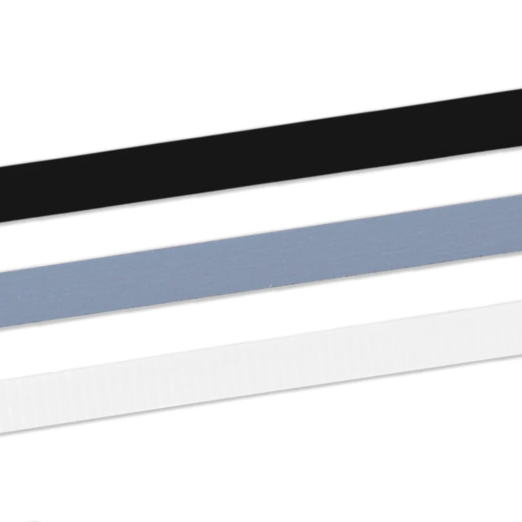 Hallmark : White/Matte Silver/Metallic Black 3-Pack Curling Ribbon - Image 3