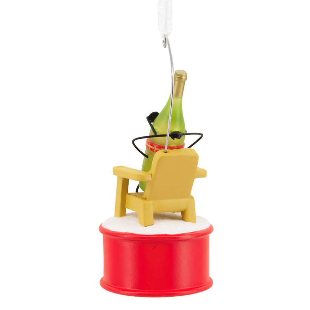 Hallmark : Wine Is Chilling Hallmark Ornament - Image 4