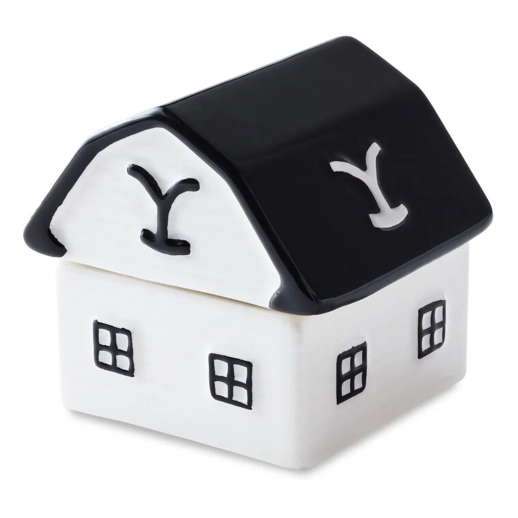 Hallmark : Yellowstone Dutton Ranch Barn Stacked Salt and Pepper Shaker Set - Image 4