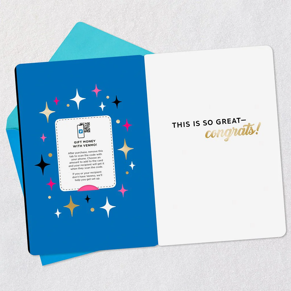 Hell Yes Venmo Congratulations Card - Image 4