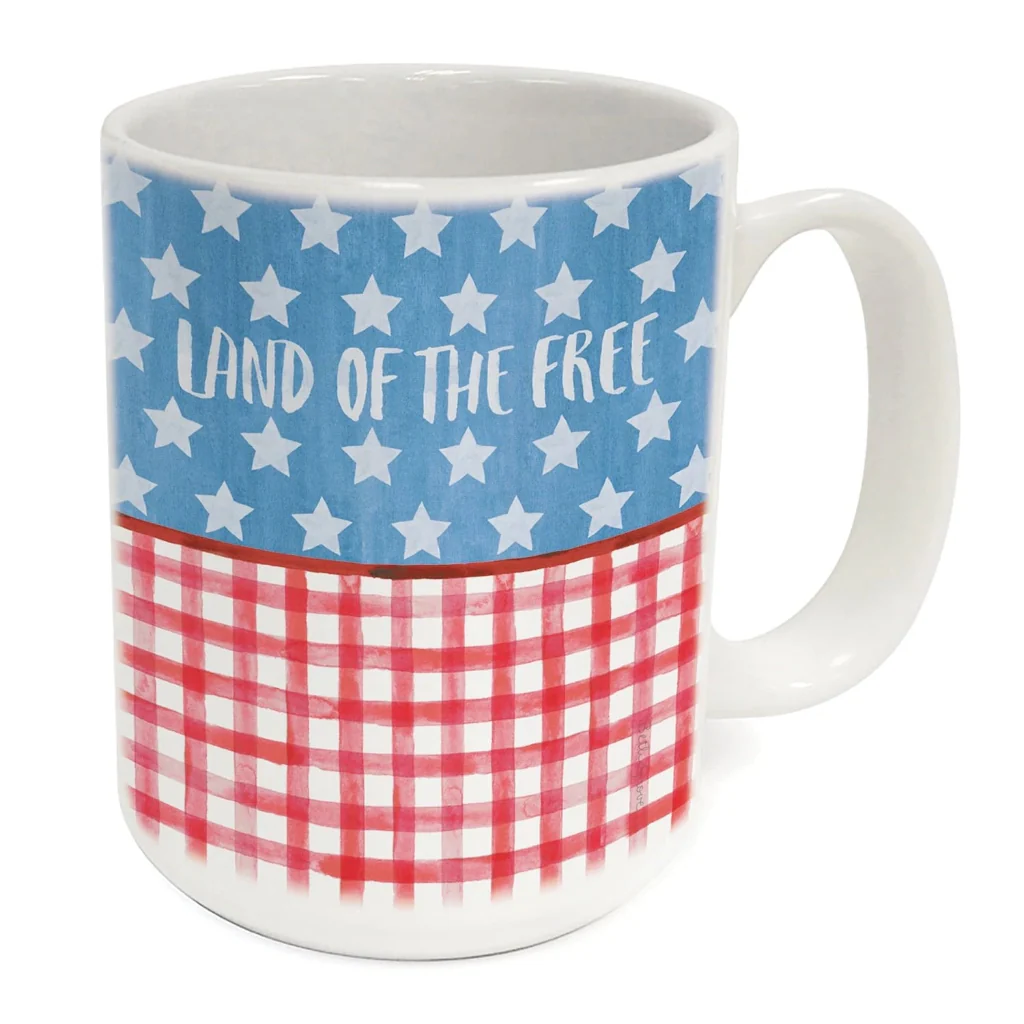 Highland : Home Americana Style 15 oz. Decorative Ceramic Mug