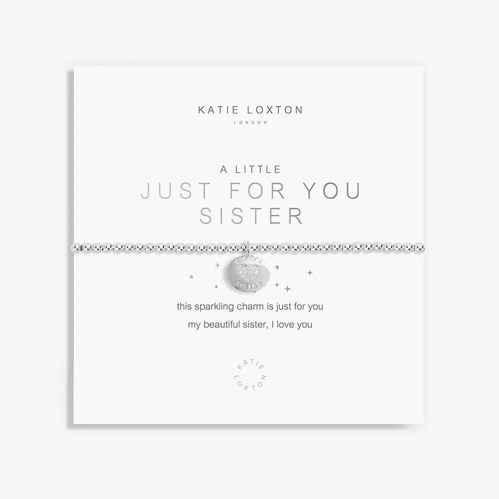 Katie Loxton : A Little 'Just For You Sister' Bracelet