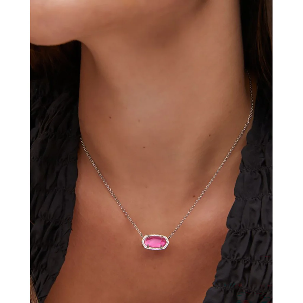 Kendra Scott : Elisa Pendant Gold Necklace - Azalea Illusion - Image 2