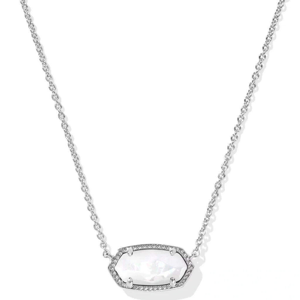 Kendra Scott : Elisa Silver Pendant Necklace