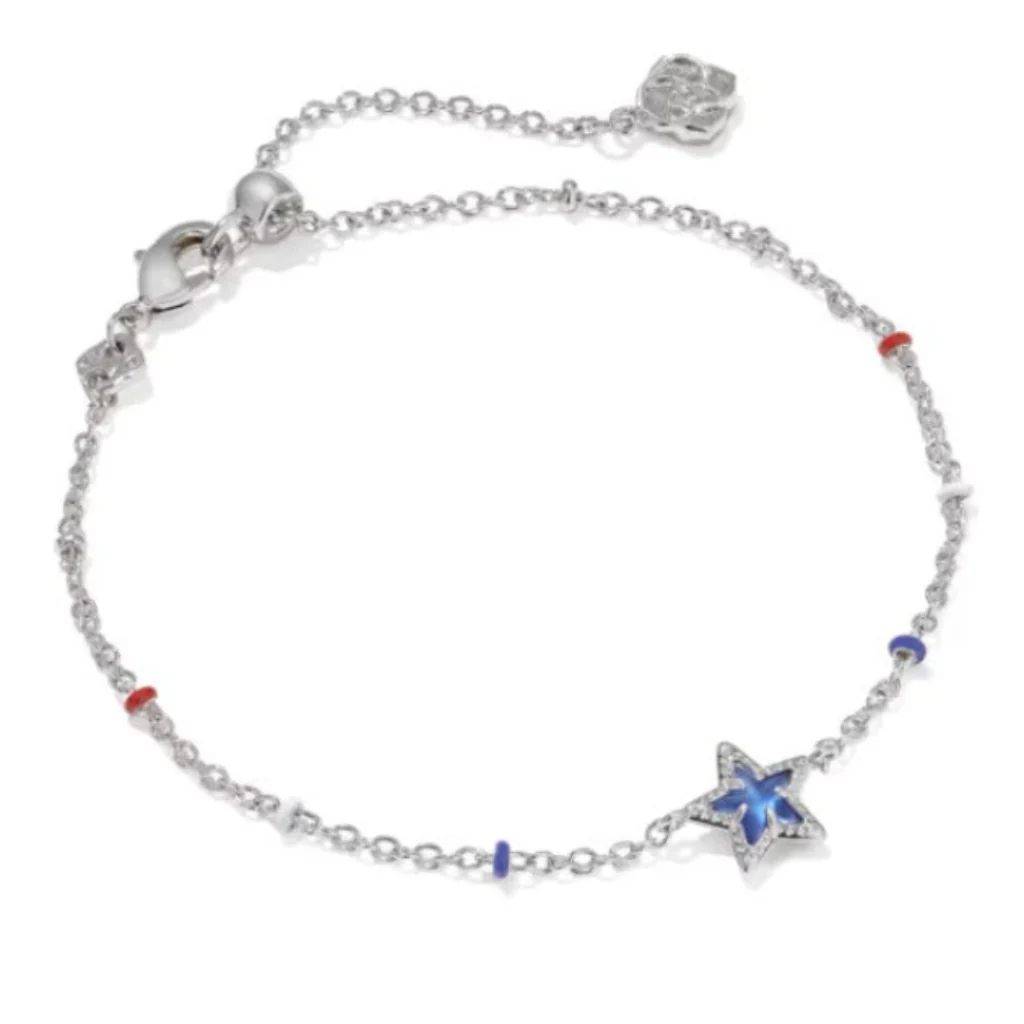 Kendra Scott : Mini Cassidy Silver Delicate Chain Bracelet - Image 3
