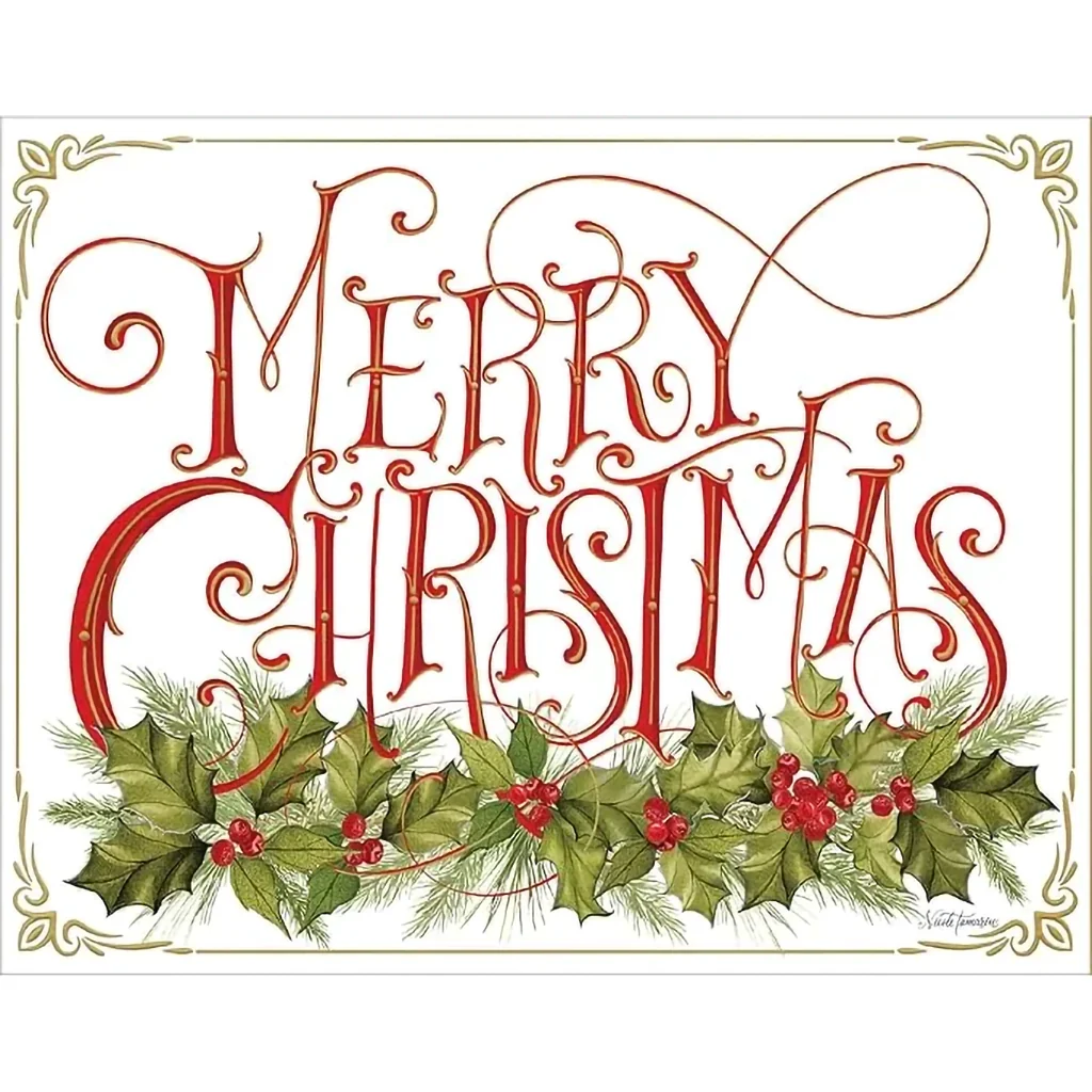 Lang : Christmas Holly Boxed Cards - Image 3