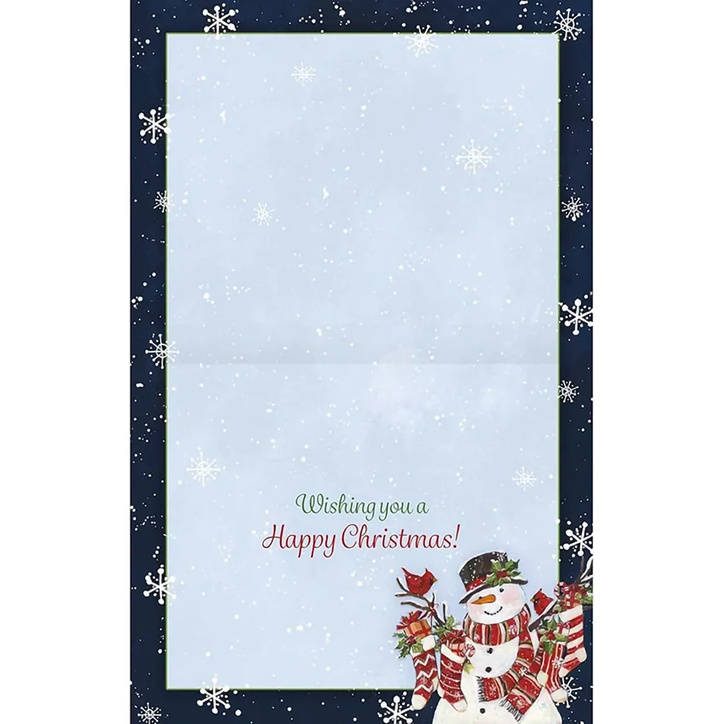 Lang : Snowman & Stockings Boxed Cards - Image 2