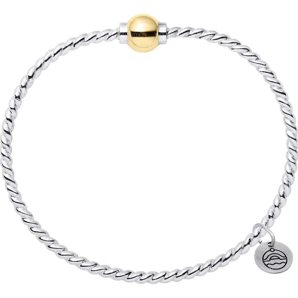 Cape Cod : Gold Ball Twist Bracelet - Image 2