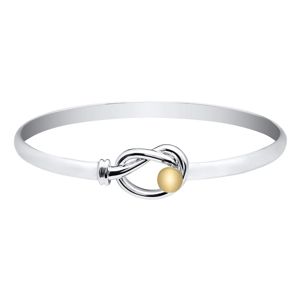 Cape Cod : Love Knot Bracelet - Two Tone - Image 2