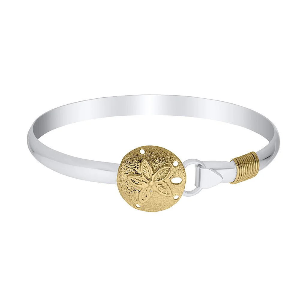 Cape Cod : Sand Dollar Bracelet - Two Tone