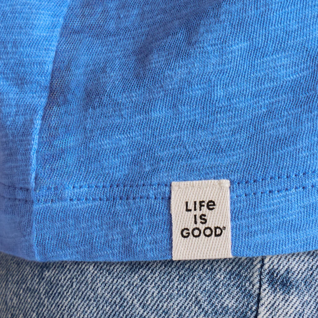 Life Is Good : Garden Floral Linework T-Shirt - Image 3