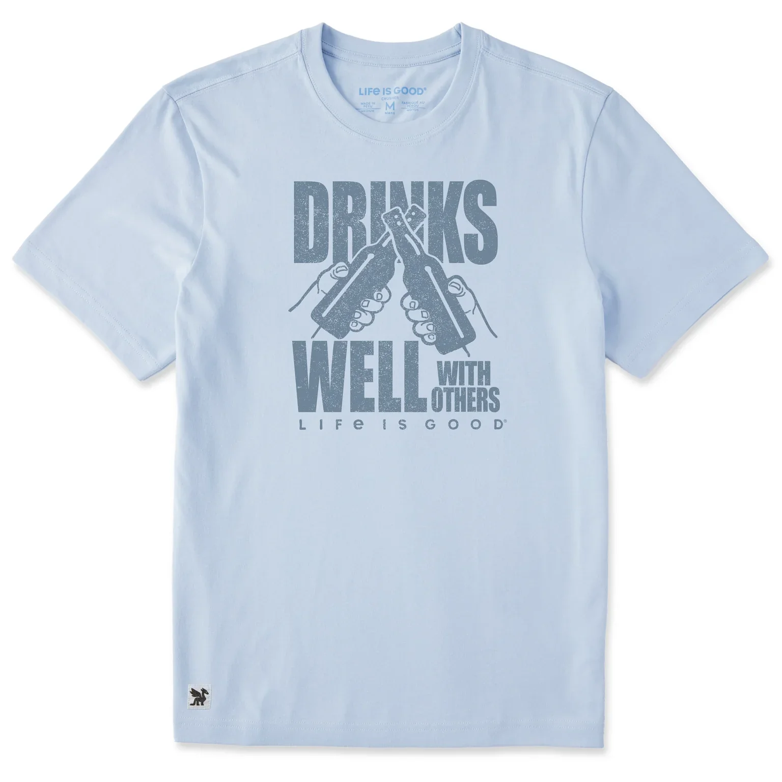Life Is Good : Men's Drinks Well T-Shirt - Image 2