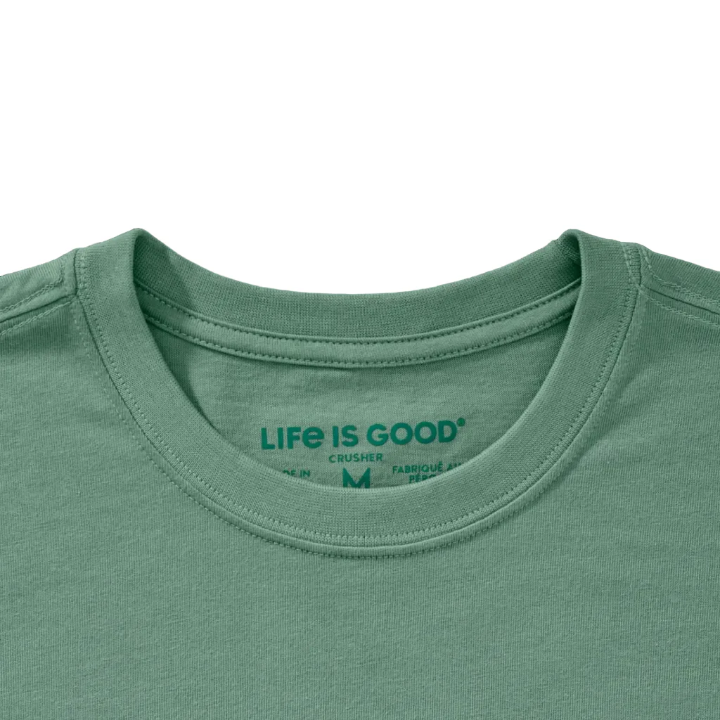 Life Is Good : Men's Huge Baseball Fan Short Sleeve Crusher T-Shirt - Image 4