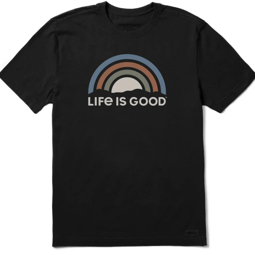 Life Is Good : Men's Mountains T- Shirt