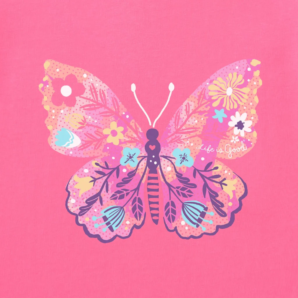 Life Is Good : Women's Butterfly Long Sleeve T-Shirt - Image 4