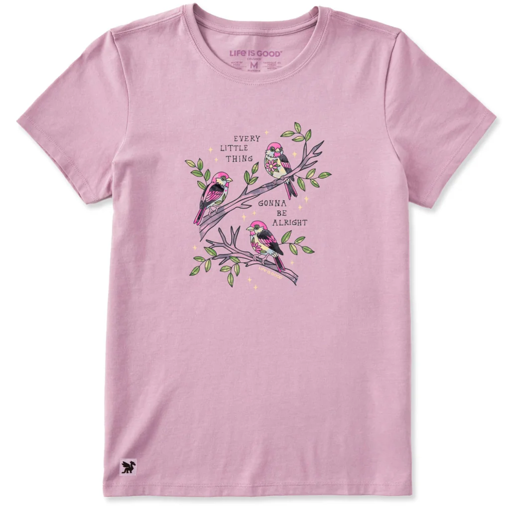 Life Is Good : Women's Every Little Thing Blooms Short Sleeve Crusher T-Shirt
