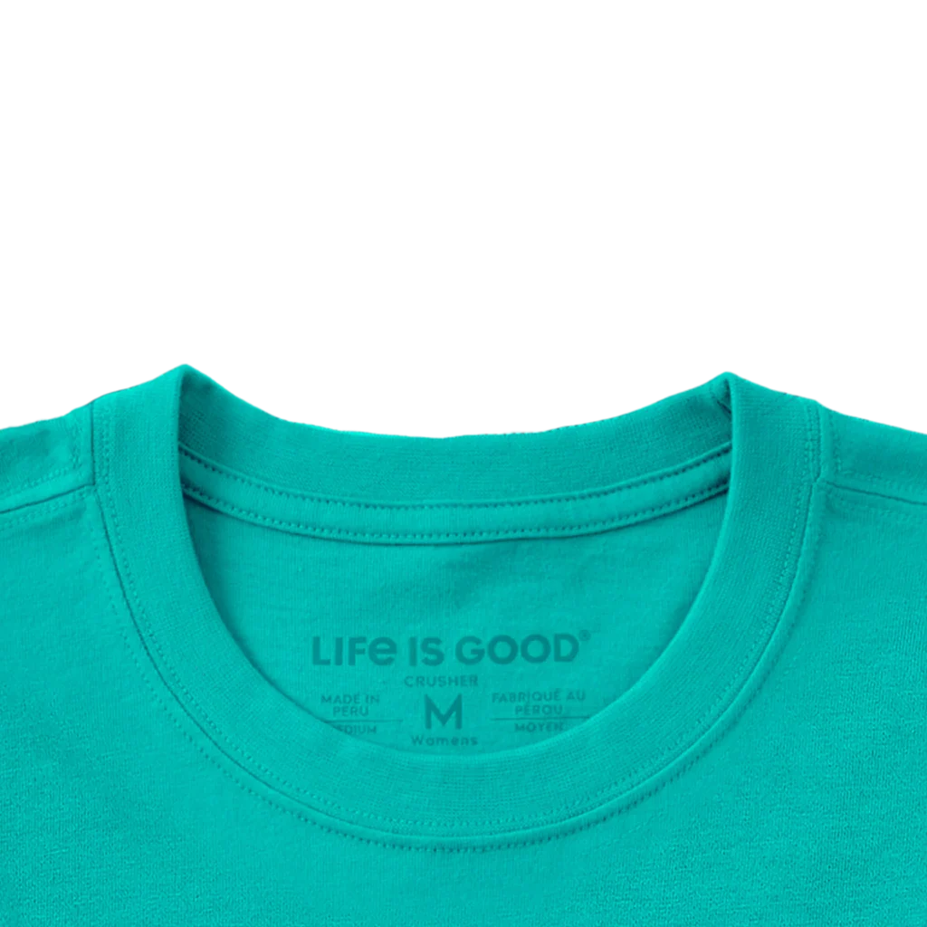 Life Is Good : Women's Good Vibes Bloom Short Sleeve Crusher T-Shirt - Image 3