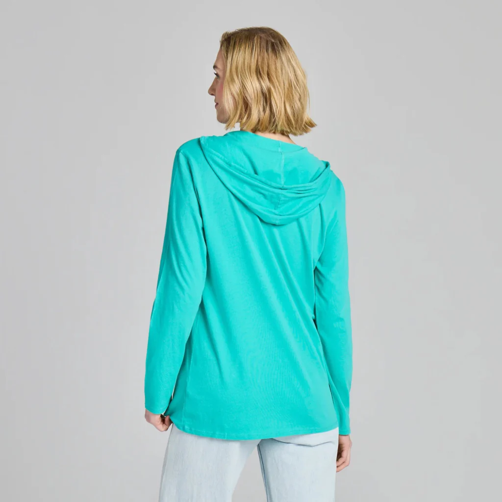 Life Is Good : Women's Hooded Best Things Long Sleeve T-Shirt - Image 4