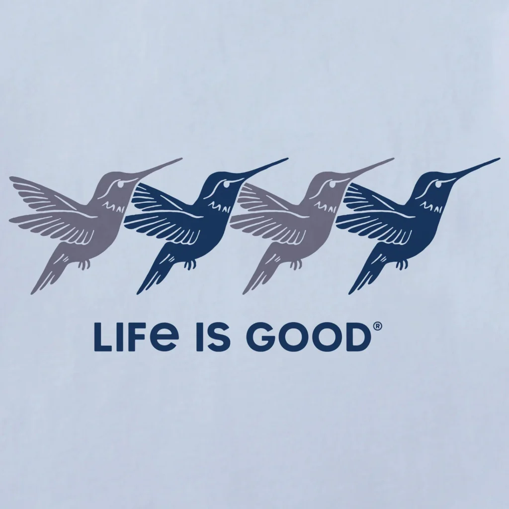 Life Is Good : Women's Rally Hummingbirds Short Sleeve Crusher T-shirt - Image 2