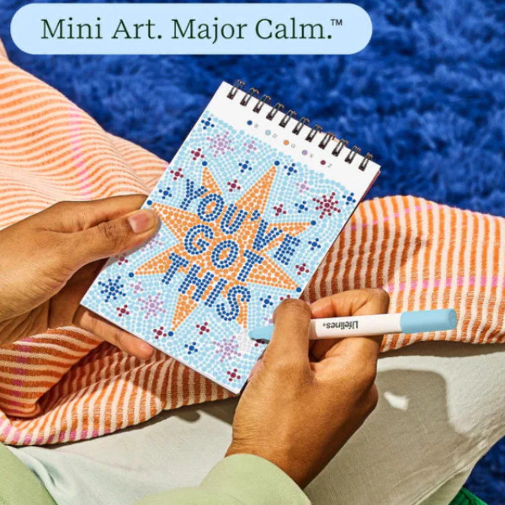 Lifelines : FlowArt Mini Dot-by-Letter Pocket Positivity