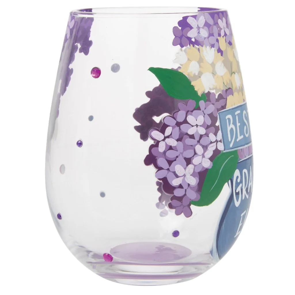Lolita : Best Grandma Ever Stemless Wine - Image 5