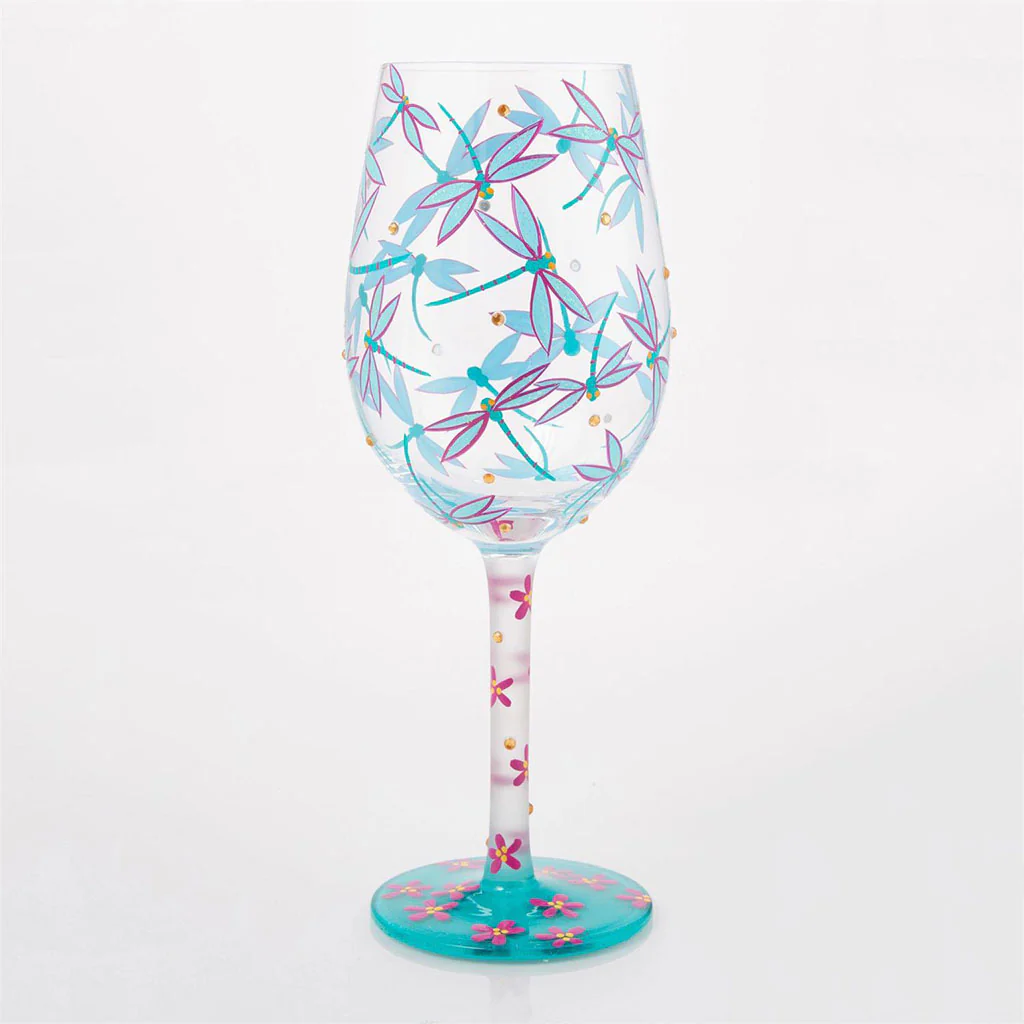 Lolita : Dance of the Dragonflies Wine Glass - Image 2