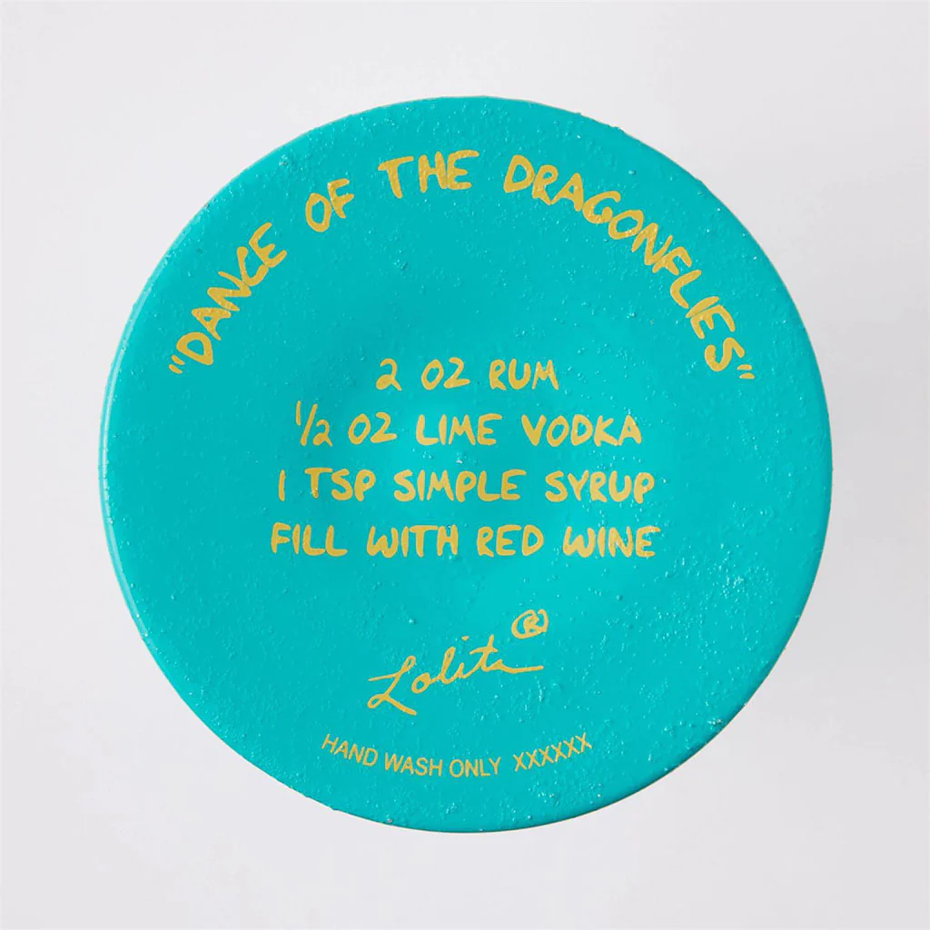 Lolita : Dance of the Dragonflies Wine Glass - Image 4