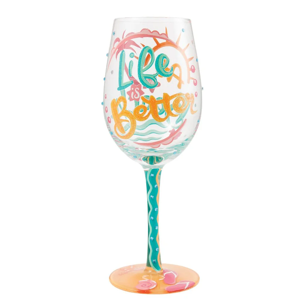 Lolita : Life At The Beach Wine Glass - Image 7