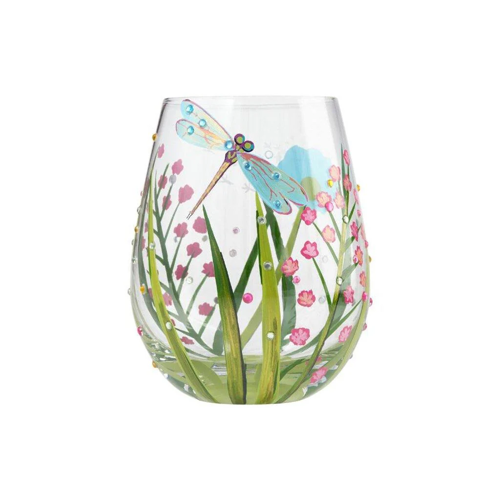 Lolita : Stemless Glass Dragonfly - Image 2
