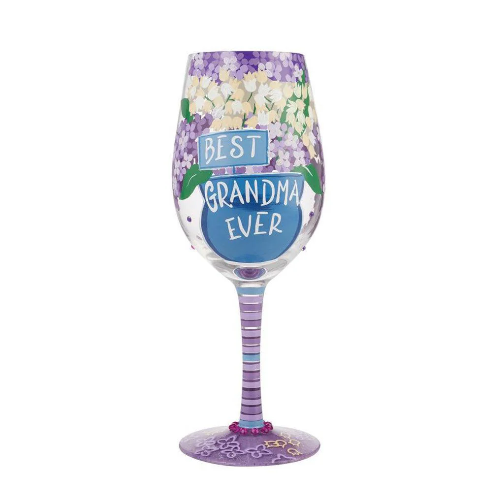 Lolita : Wine Glass Best Grandma Ever