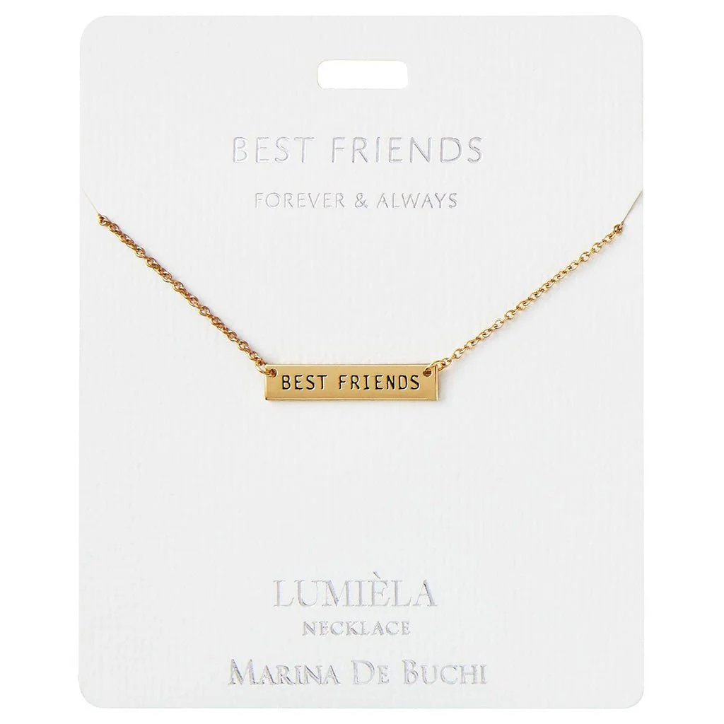 Lumiela Necklace: " best friends forever and always " - Best Friends