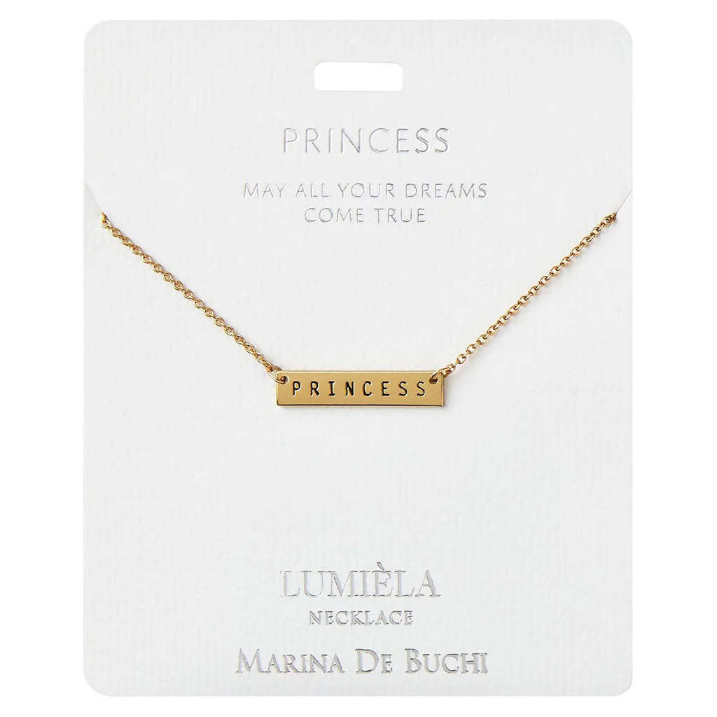 Lumiela Necklace: "princess, may all your dreams come true" -Princess