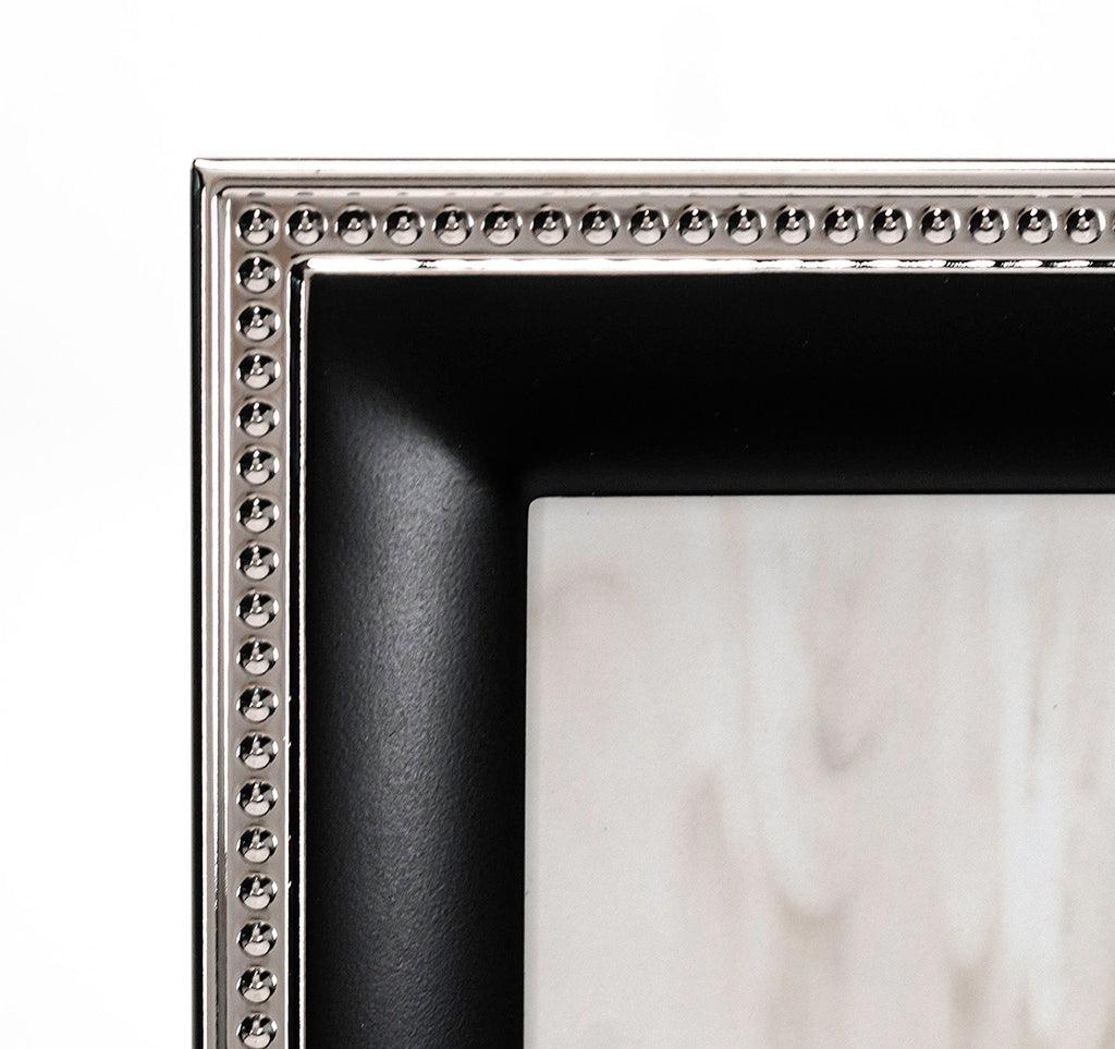 Malden : 2-Tone Bead-Black Photo Frame - 4x6 - Image 3