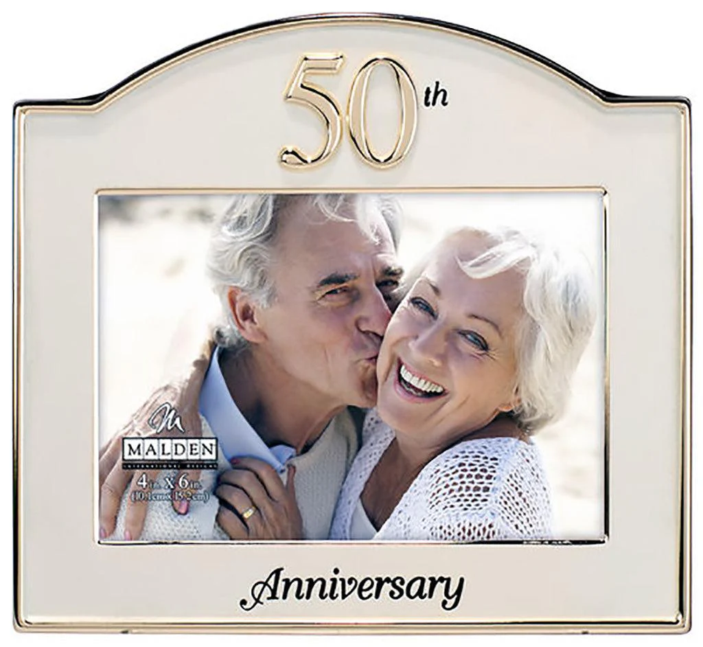 Malden :  50th Anniversary Photo  Frame - 4x6 - Image 3