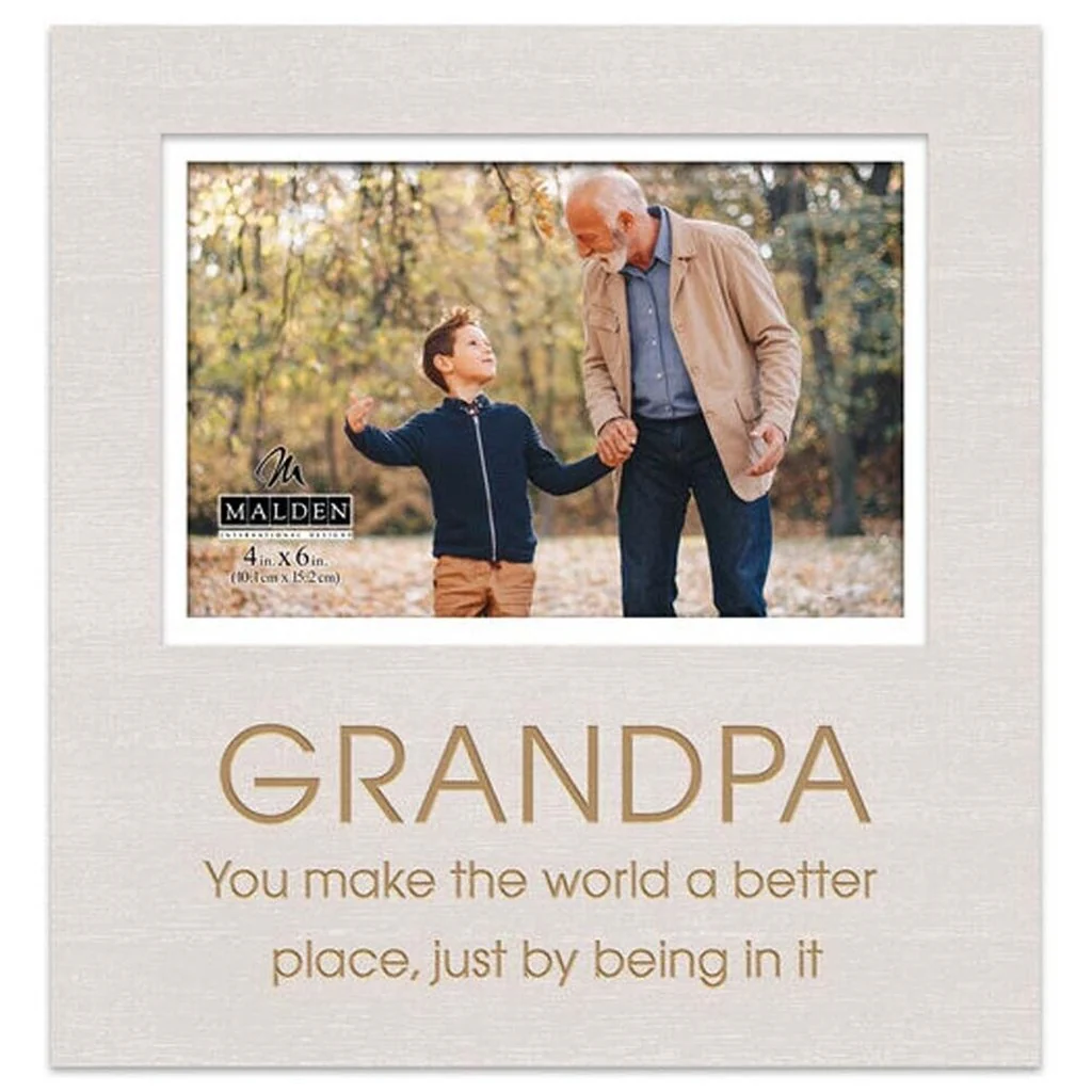 Malden :  Grandpa Modern Sentiment Photo Frame - 4x6