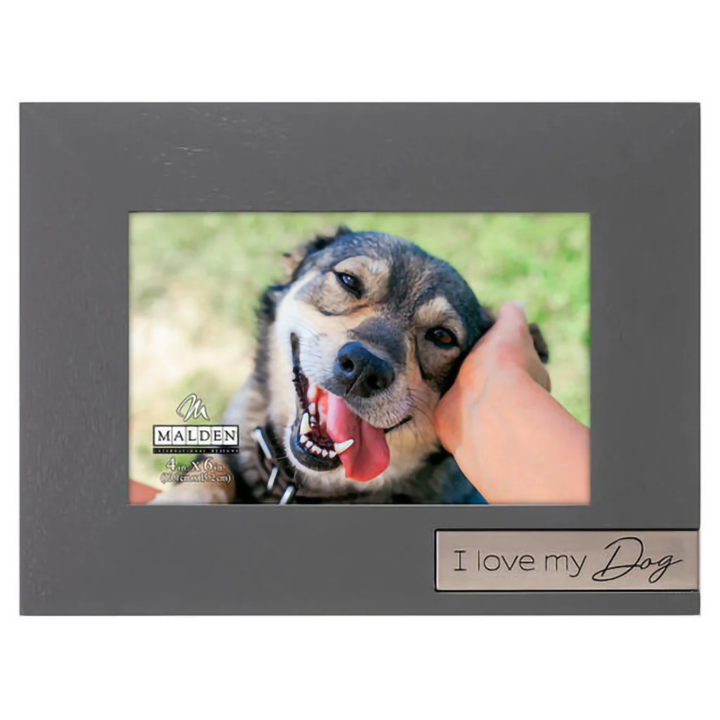 Malden : I Love My Dog Photo Frame - 4x6
