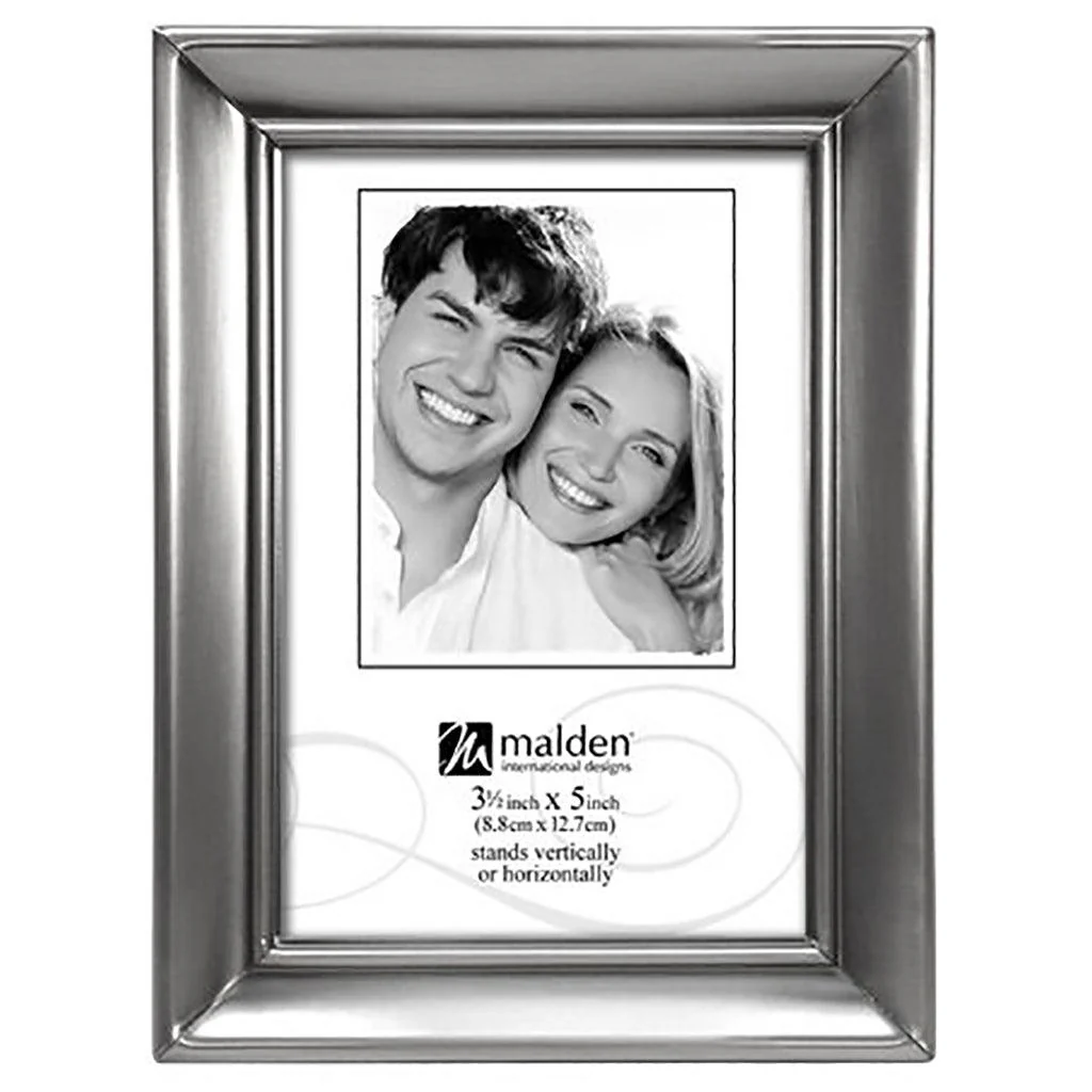Malden : Concourse-Pewter Photo Frame - 5x7
