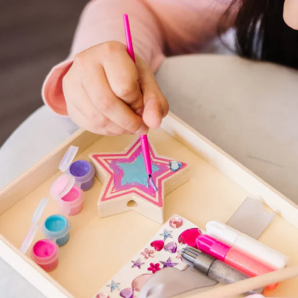 Melissa & Doug : Decorate-Your-Own Wooden Princess Wand - Image 3