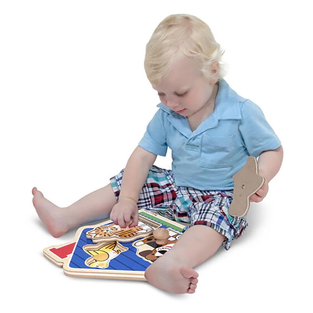 Melissa & Doug : House Pets Jumbo Knob Puzzle - 3 Pieces - Image 2