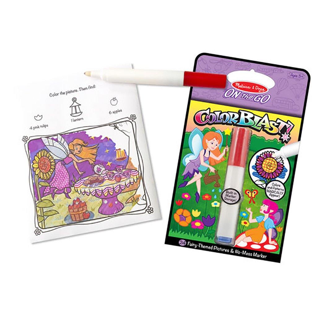 Melissa & Doug : On the Go ColorBlast No-Mess Coloring Pad - Fairies - Image 3