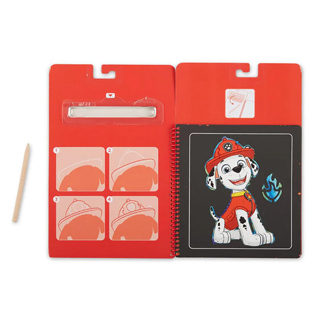 Melissa & Doug : PAW Patrol Scratch Art Pad - Marshall - Image 3