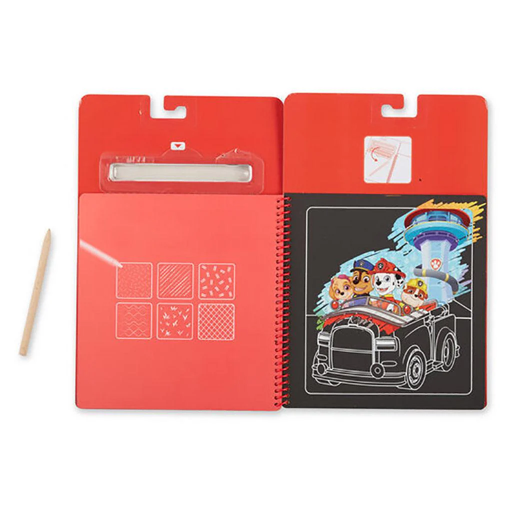 Melissa & Doug : PAW Patrol Scratch Art Pad - Marshall - Image 8
