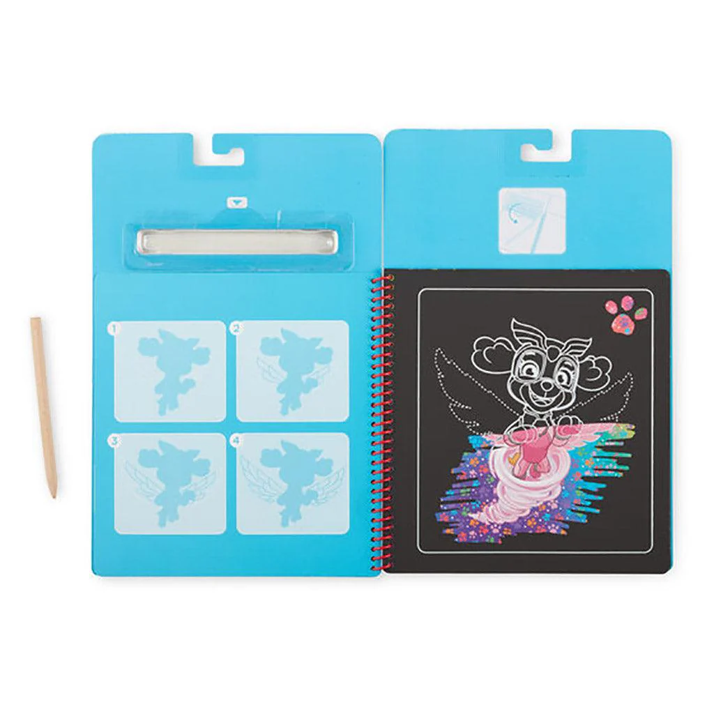 Melissa & Doug : PAW Patrol Scratch Art Pad - Skye - Image 7