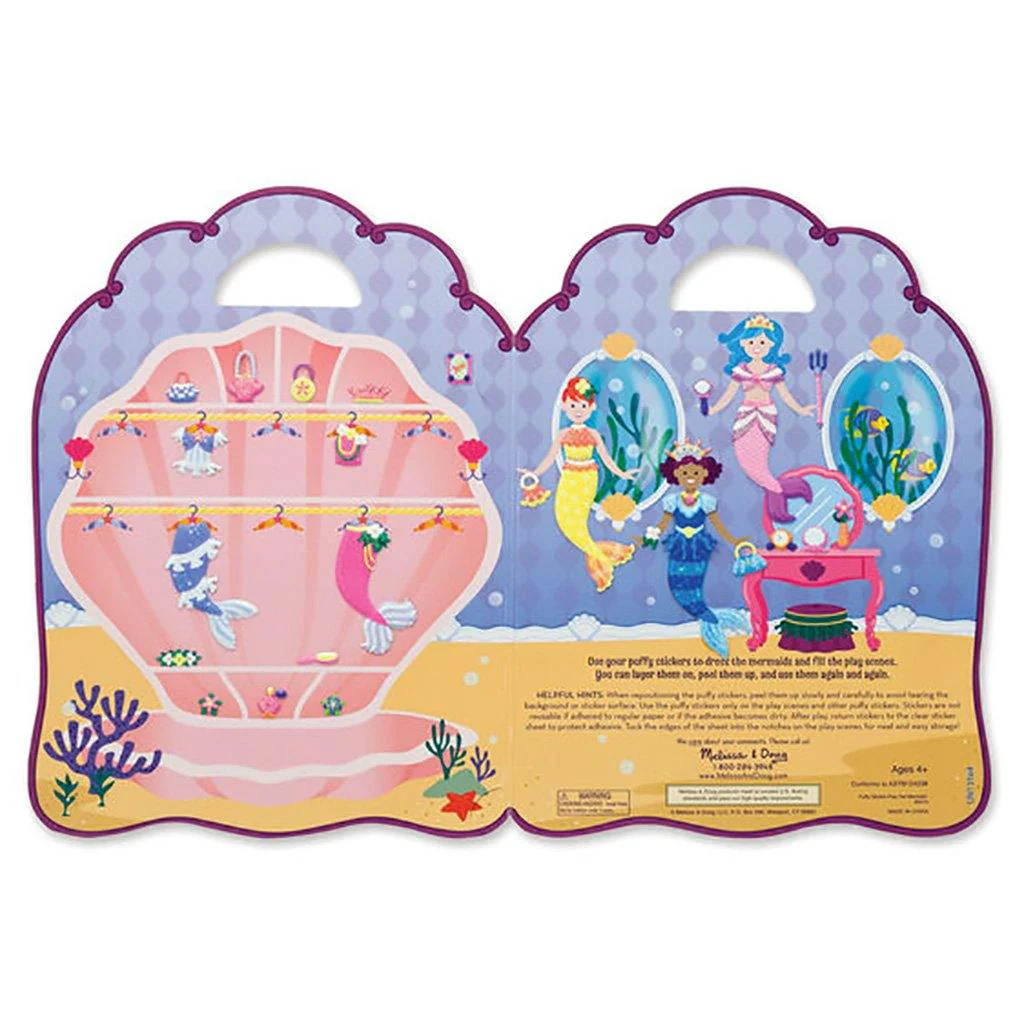 Melissa & Doug : Puffy Sticker Play Set: Mermaid - Image 4