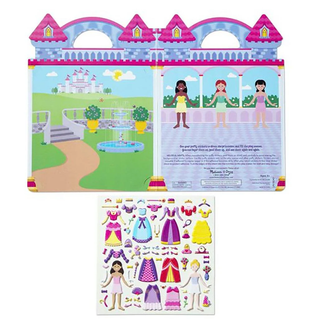 Melissa & Doug : Puffy Stickers Play Set - Princess - Image 5