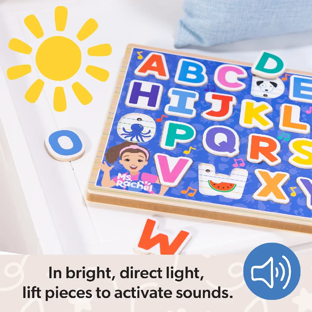 Melissa & Doug : Wooden Phonics Alphabet Sound Puzzle - Image 4