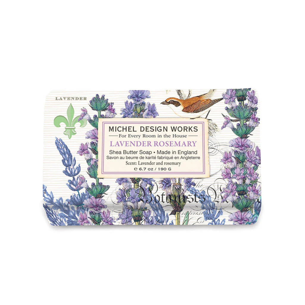 Michel Design Works : Lavender Rosemary Medium Bath Soap Bar