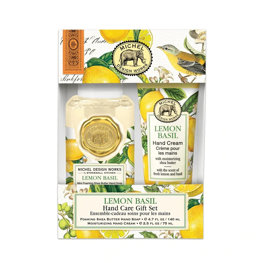Michel Design Works : Lemon Basil Hand Care Gift Set